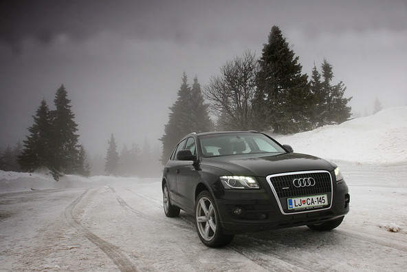 Audi Q5 2,0 TDI quattro in Civetta: Z audijem Q5 v Civetti