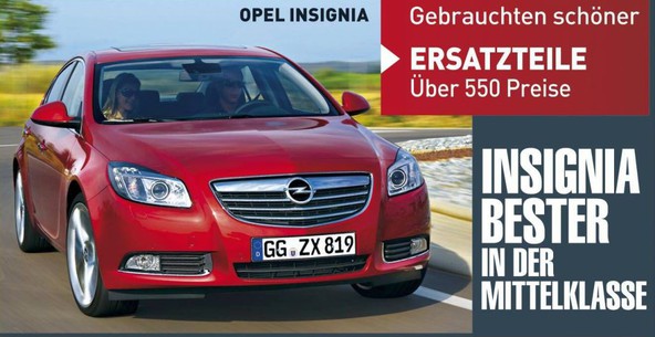 GTÜ poročilo o rabljenih avtomobilih : Oplova insignia ponovno najboljša