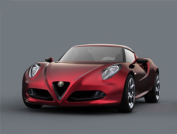 Alfa Romeo 4C concept: Kompaktni “supercar”