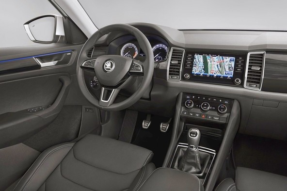 Škoda Kodiaq: Razkrita notranjost
