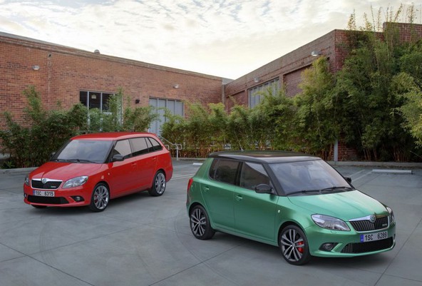 Škoda fabia RS in fabia RS combi: Dvojna mera športnosti