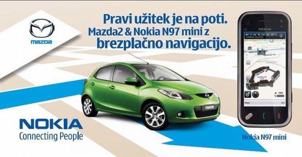 Mazda in Nokia: Užitek je na poti