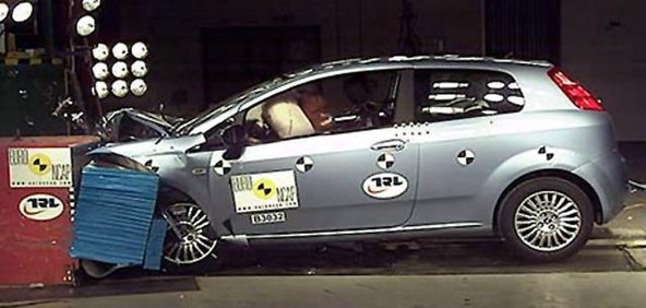 EuroNCAP: 5 zvezdic za novi grande punto