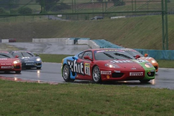 Ferrari Challenge - dirka v Budimpešti: Deževna ruleta v Budimpešti