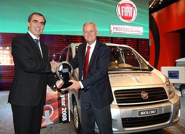 Fiat: Scudo prejel naziv “International Van of the Year 2008”