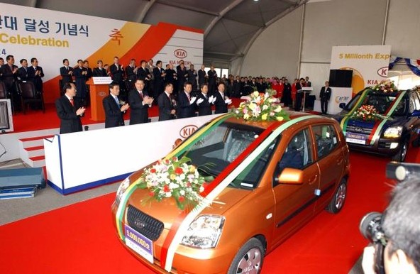 Kia: Kia Motors izvozila pet milijonov vozil
