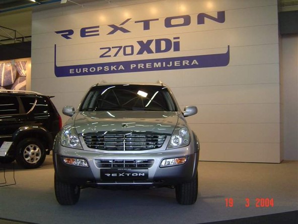 SsangYong: Rexton 270 XDi - evropska premiera na zagrebškem avtomobilskem salonu