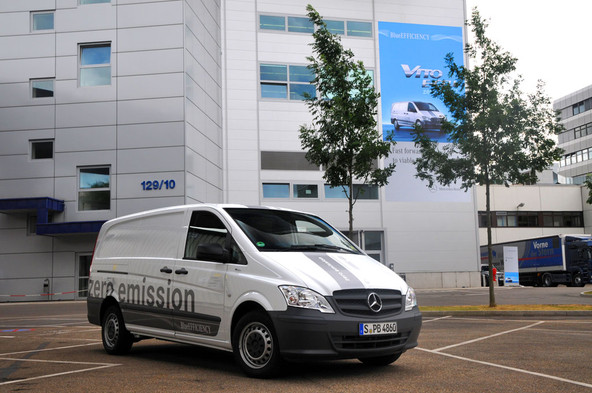 mednarodna predstavitev: Mercedes-Benz vito E-cell