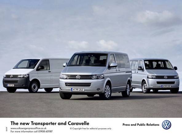 Volkswagen: Novi transporter, multivan, caravelle in california: naslednja generacija prihaja jeseni 2009