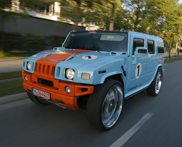 Geiger hummer GT: 'Gulf hummer'