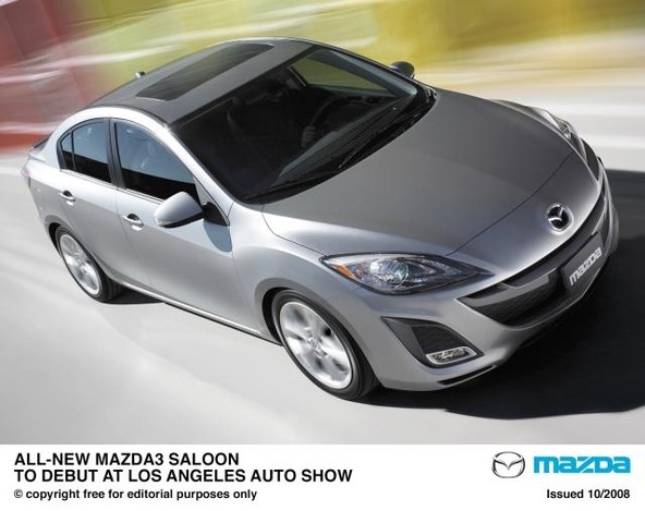 Mazda3 sedan (2010): Prve uradne informacije