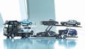 NZG Mercedes-Benz Actros Eurolohr-Autotransporter (1:18)