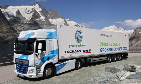 DAF CF electric: Uspešen obisk Grossglocknerja