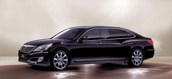 Hyundai equus VL500 Blue House limousine: Hyundaijev novi trio neprebojnih limuzin