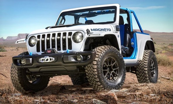 Jeep wrangler magneto: Napoved električnega wranglerja