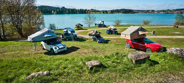 Prvi ADAC test strešnih šotorov: Izbira najbolj primernega ni enostavna