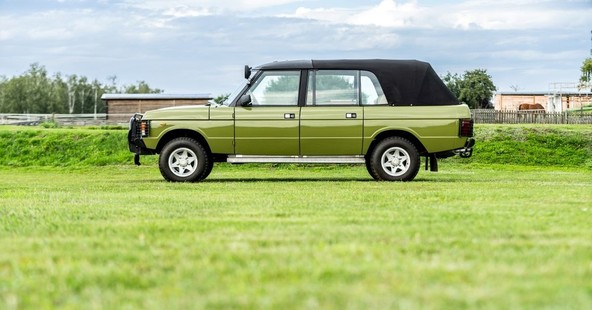 Eden izmed štirih išče novega lastnika: Austin rover range rover 'Jagdwagen' by Rometsch