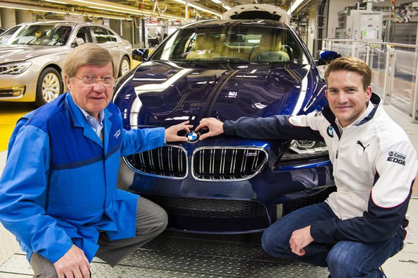 Dirk Schulz (levo) in BMW-jev tovarniški dirkač Dirk Werner