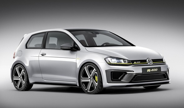 Volkswagen golf R 400 concept: Podčrtano z rumeno