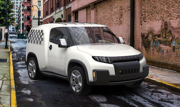 Toyota U2 concept by Calty design studio: Koncept mestnega dostavnika