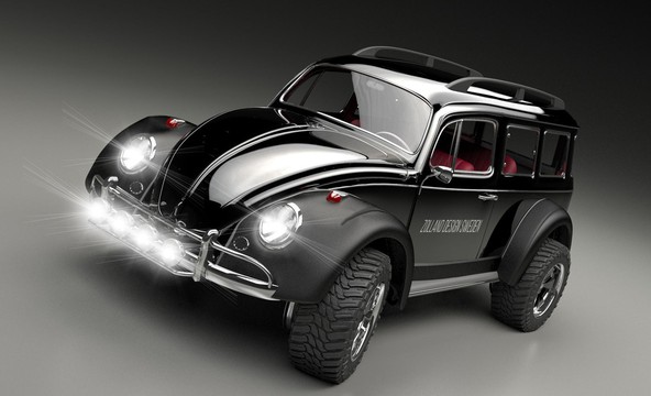 Volkswagen 'hrošč' 4x4 by Bo Zolland: Švedski predlog SUV 'hrošča'