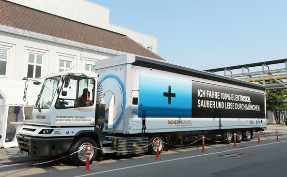 BMW & SCHERM Gruppe: Pričetek skupne uporabe prvega striktno električno gnanega tovornjaka