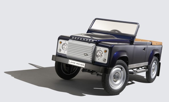 Land Rover defender pedal car concept: Prototip po okusu okoljevarstvenikov in otrok