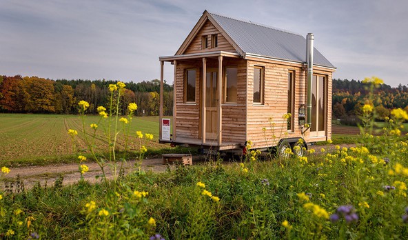 Tiny House by Christian Bock: Drobcene hiške na kolesih