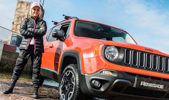 Jeep & Aimee Fuller: Renegade obvlada tudi spust po divjih vodah