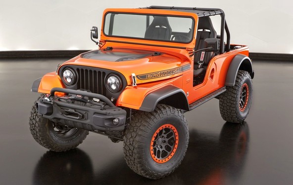 Jeep® CJ66 concept: Unikatni koktajl treh modelnih generacij
