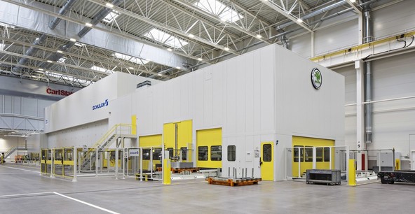 Mladá Boleslav: Uradni zagon nove linije stiskalnic