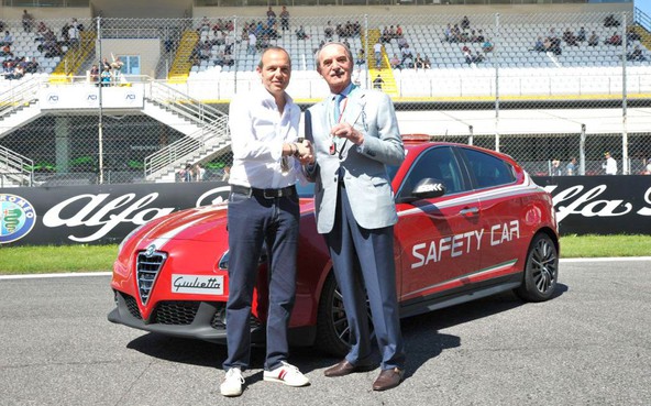 Alfa Romeo giulietta quadrifoglio verde: Uradni varnostni avtomobil dirkališča Autodromo Nazionale di Monza