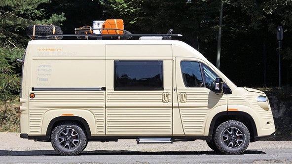Citroën typ H 'Wildcamp': Počitniško orientirani nostalgik