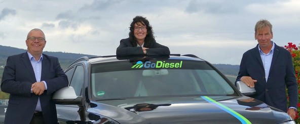 Fritz Cirener (levo), Rita Vogtmann in Christian Elvers