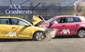 Preizkusna trčenja zavarovalnice AXA: Razkritje Ahilove pete pri električnih avtomobilih
