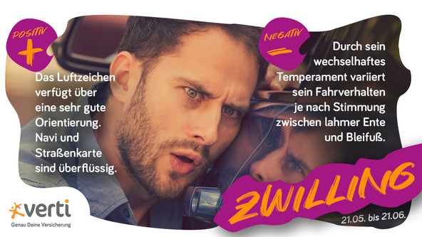 Raziskava družbe Verti Versicherung AG: Vpliv astrologije na statistiko prometnih nesreč