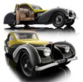 Bugatti Atalante 57S (1:12) - Bauer Exclusive