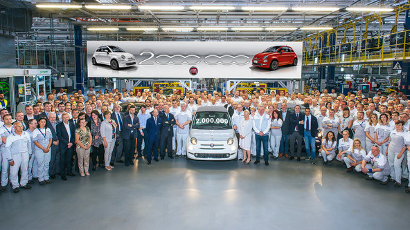 FIAT Auto Poland: 2 milijona izdelanih fiatov 500