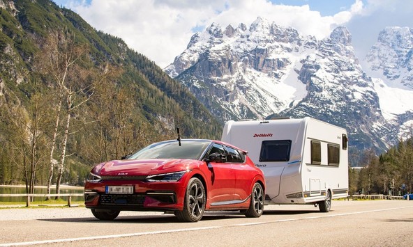Avantura kluba ADAC: Si z električnim avtomobilom lahko privoščite vleko počitniške prikolice?