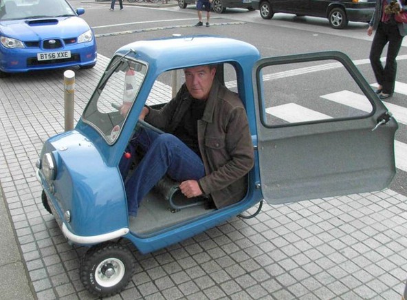 Jeremy Charles Robert Clarkson na testni vožnji