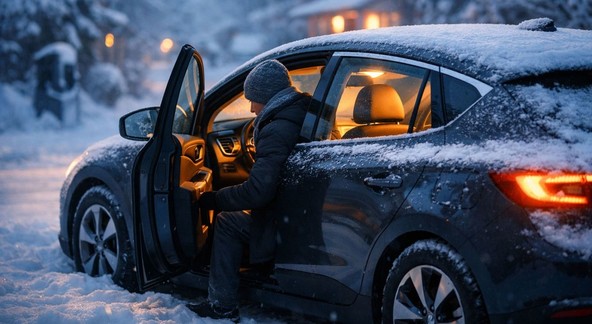 Do 70 odstotkov večja poraba električne energije: Kako daleč pridete pri -7. stopinjah Celzija z električnim avtomobilom?