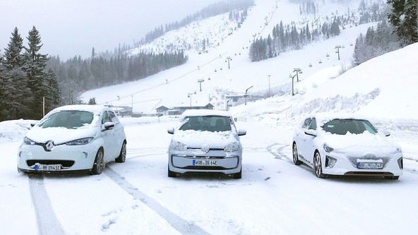 Nasveti kluba ADAC: Zimske 'radosti' voženj z električnimi avtomobili