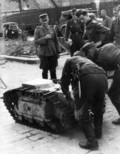  Goliath  med varšavsko vstajo leta 1944