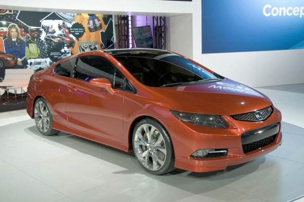 Honda civic concept: Detroitski predogled devete generacije