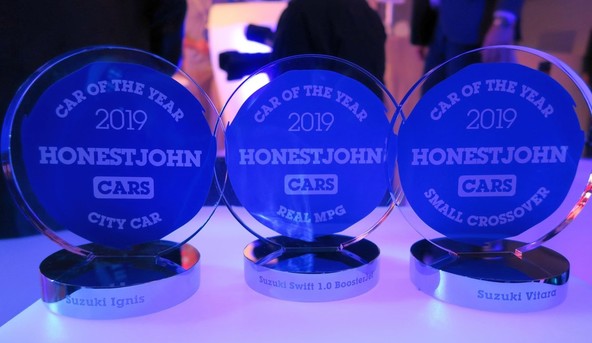 Honest John Awards 2019: Tri nove nagrade za znamko Suzuki