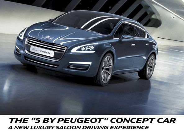 5 by Peugeot hybrid4 concept: Obuditev limuzinske serije 5