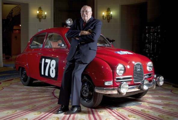 Erik Carlsson in saab 96