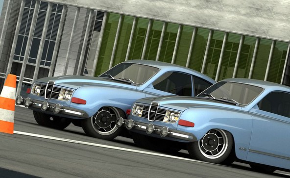 Saab 96 V8 SVO by Vizualtech: Supersaab