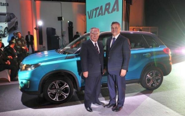 Osamu Suzuki in Viktor Orbán