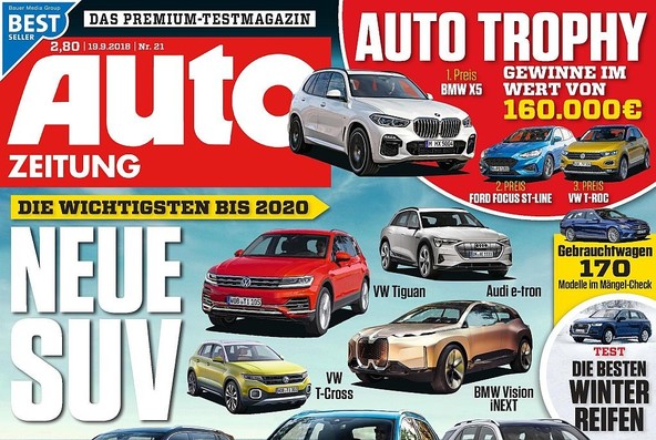 Test revije 'AUTO ZEITUNG': Dobre zimske SUV pnevmatike niso poceni